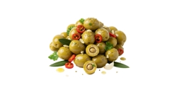 Olive Verdi Schiacciate Condite